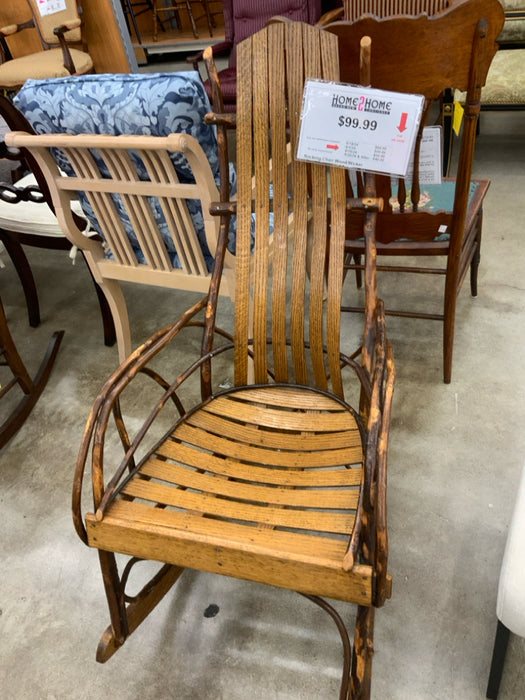 Rocking Chair Wood/Wicker