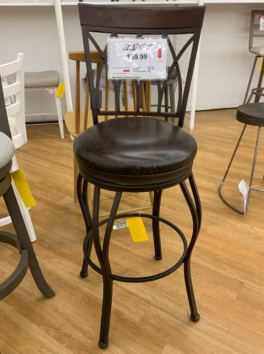 Bar Stool, Swivel w/ Back